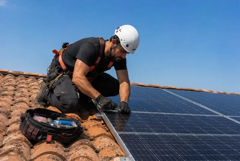 Maintenance et monitoring de panneaux solaires à Murles