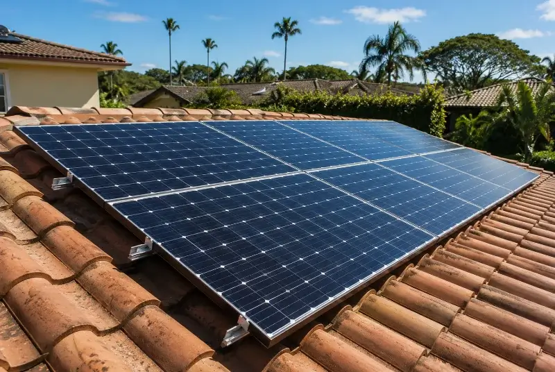 Installation de panneaux solaires à Murles